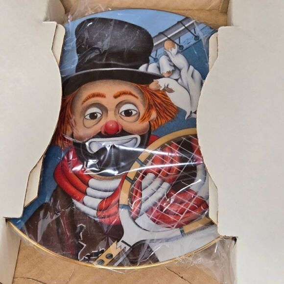 RED SKELTON COLLECTION COLLECTOR PLATE ANYONE FOR TENNIS 2301/10000 IN BOX - Picture 4 of 4